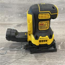 AS-IS DEWALT 20V MAX XR Cordless Brushless 1/4 Sheet Variable Speed Sander (Tool Only)