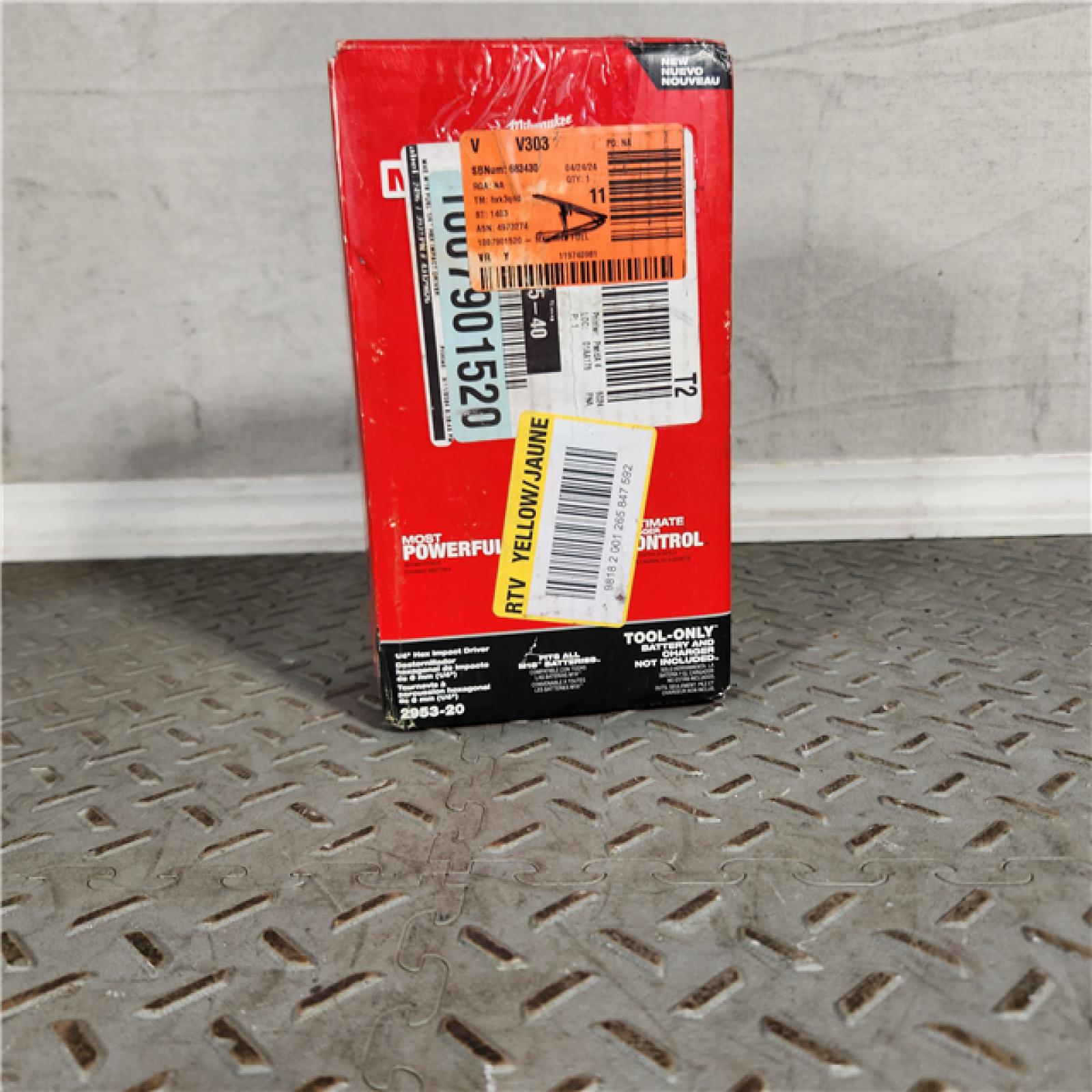 Houston location- AS-IS Milwaukee 2953-20 M18 FUEL 1/4 Hex Impact Driver (Bare Tool Only)