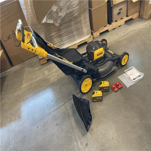 AS-IS - DeWalt FLEXVOLT 2x60V MAX 21 in. Cordless Battery Powered Self Propelled Lawn Mower Kit