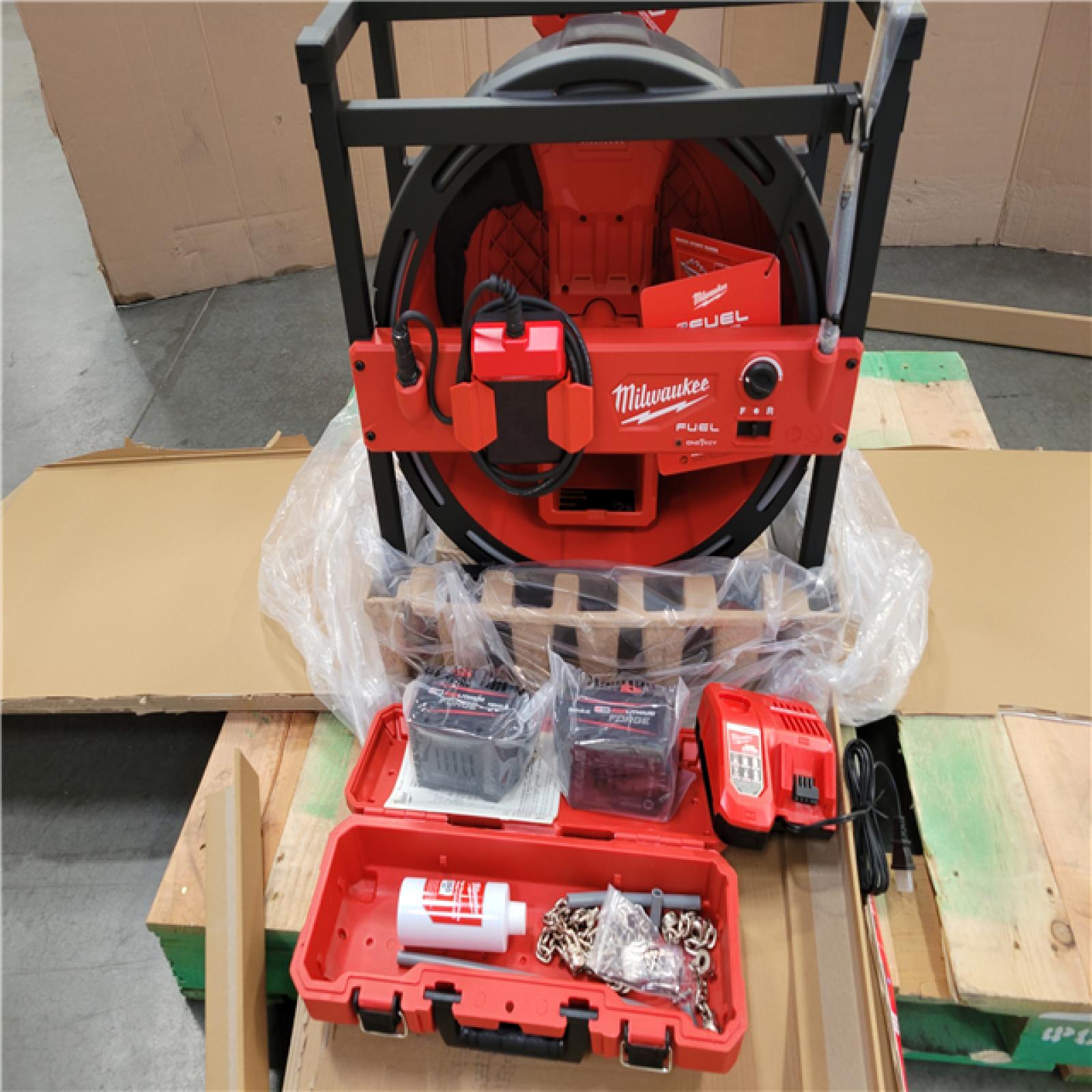 CALIFORNIA AS-IS NEW MILWAUKEE HIGH SPEED CHAIN SNAKE