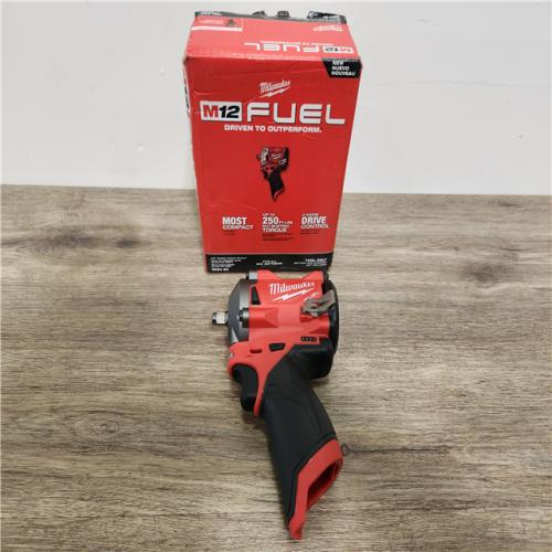 Phoenix Location NEW Milwaukee M12 FUEL 12V Lithium-Ion Brushless Cordless Stubby 3/8 in. Impact Wrench (Tool-Only) 2554-20