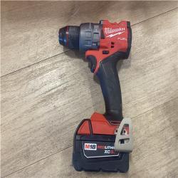 AS-IS Milwaukee FUEL 18V Lithium-Ion Brushless Cordless Hammer Drill and Impact Driver Combo Kit