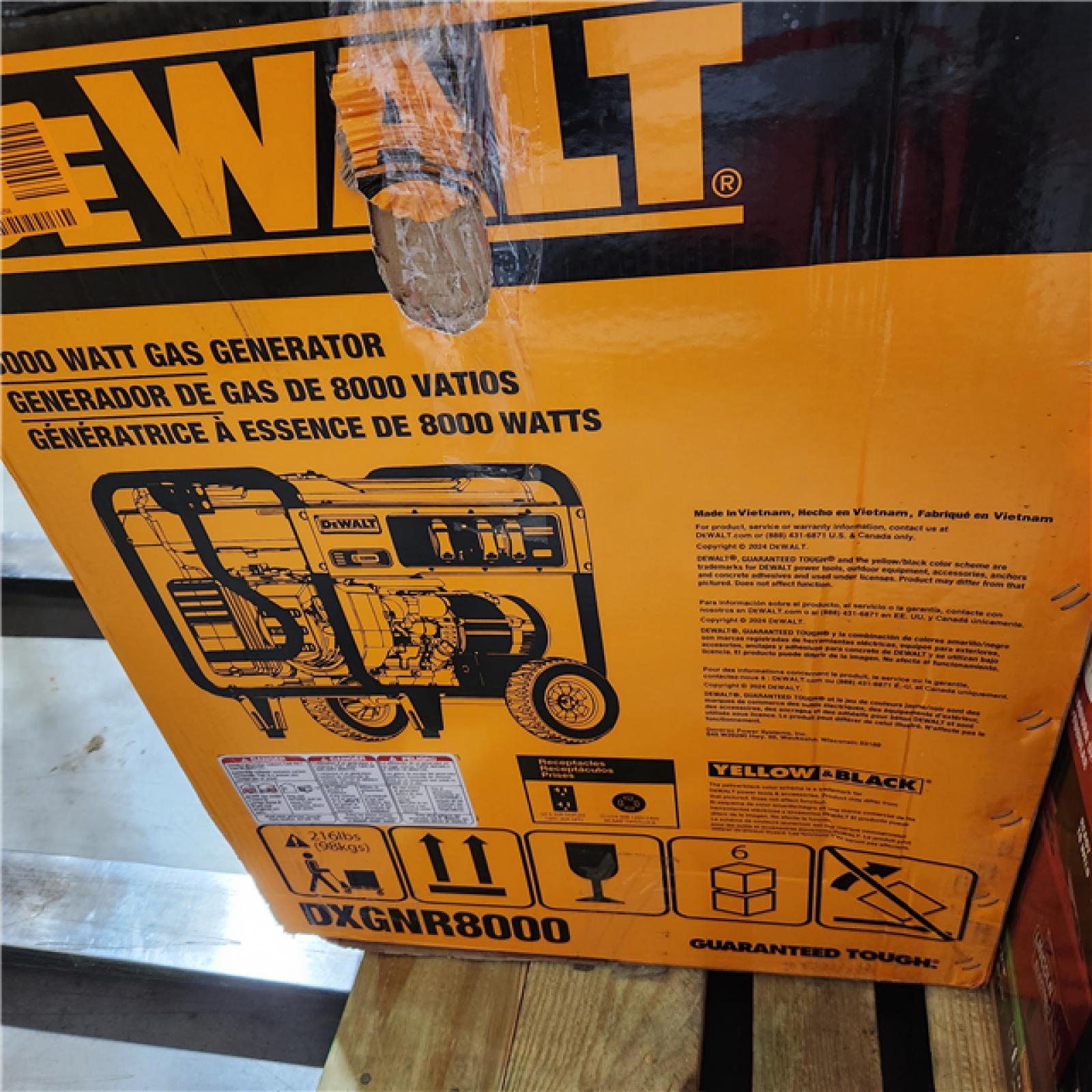 Dallas Location - As-Is  DEWALT 10000 / 8000-WattGas Portable Generator