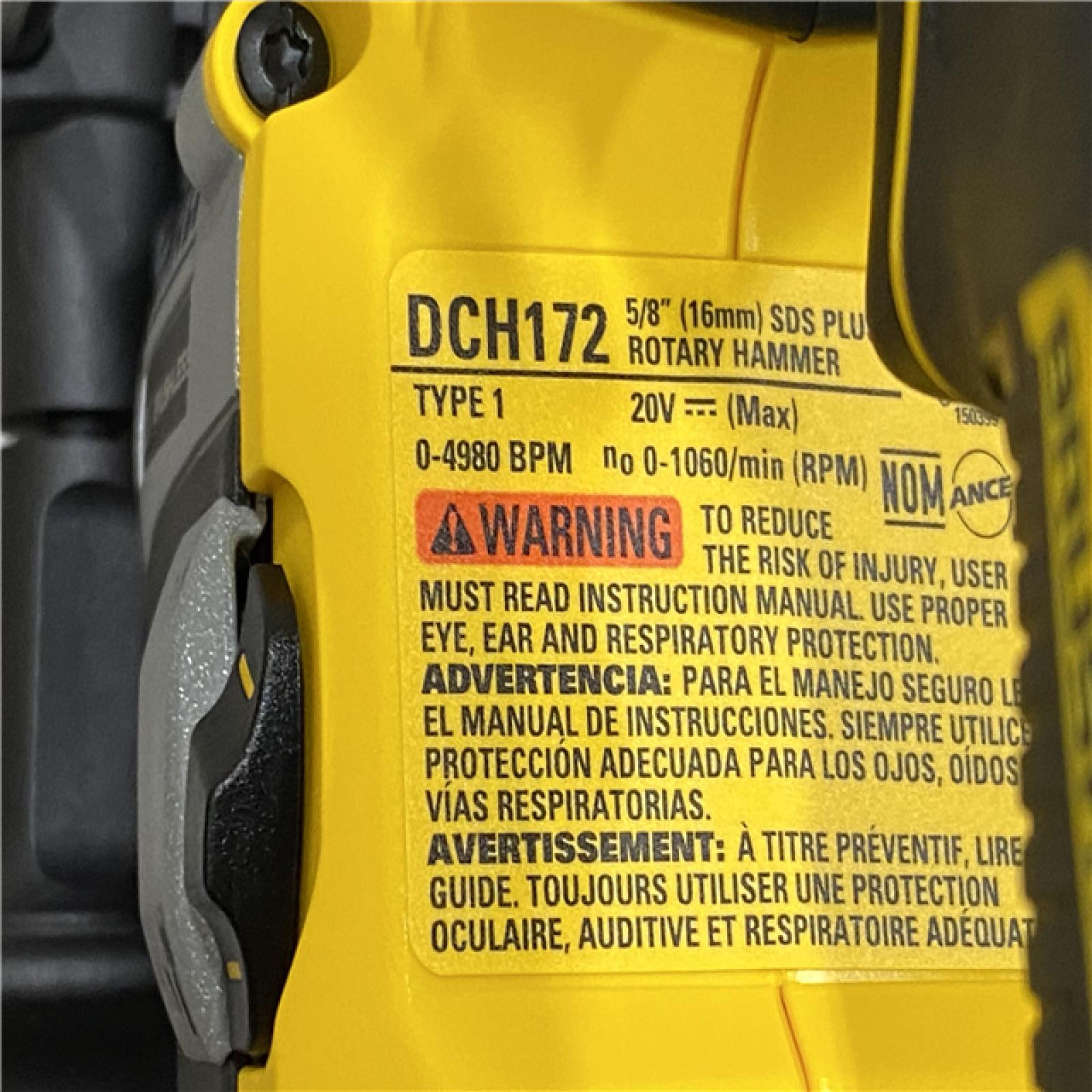 AS-IS DEWALT ATOMIC 20V MAX Cordless Brushless Ultra-Compact 5/8 in. SDS Plus Hammer Drill (Tool Only)