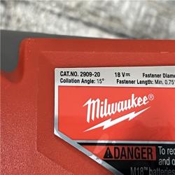 AS-IS Milwaukee FUEL 18-Volt Lithium-Ion Brushless Cordless Coil Roofing Nailer (Tool Only)