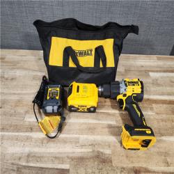 HOUSTON LOCATION - AS - IS DEWALT 20V Compact Cordless 1/2 in. Hammer Drill COMBO KIT