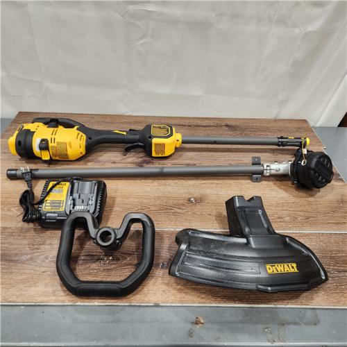 AS IS- DEWALT DCST972X1 FLEXVOLT 60V MAX Lithium-Ion Brushless Cordless Attachment Capable 17 String Trimmer (only tool)