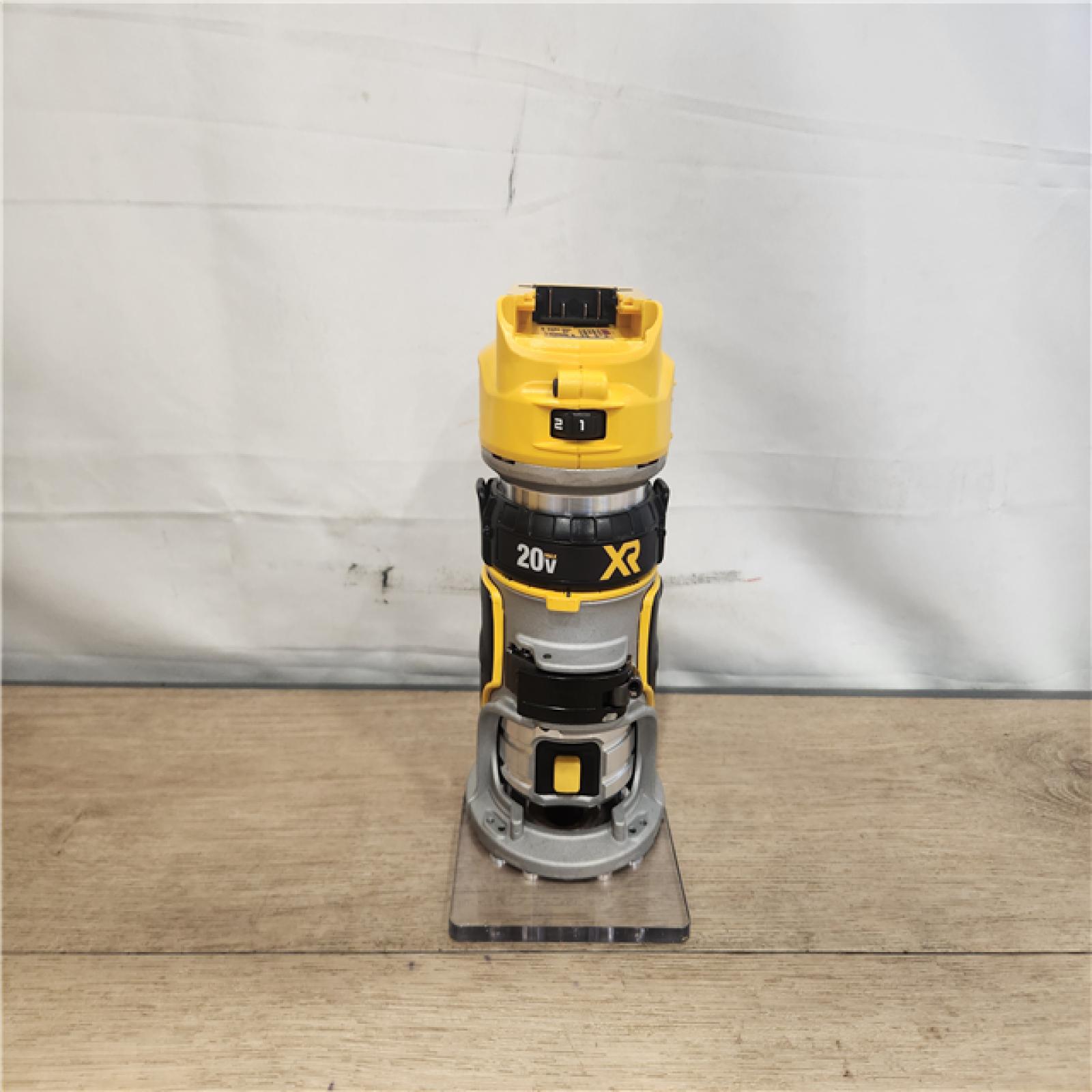 AS-IS- DEWALT 20V MAX XR Cordless Brushless Fixed Base Compact Router (Tool Only)