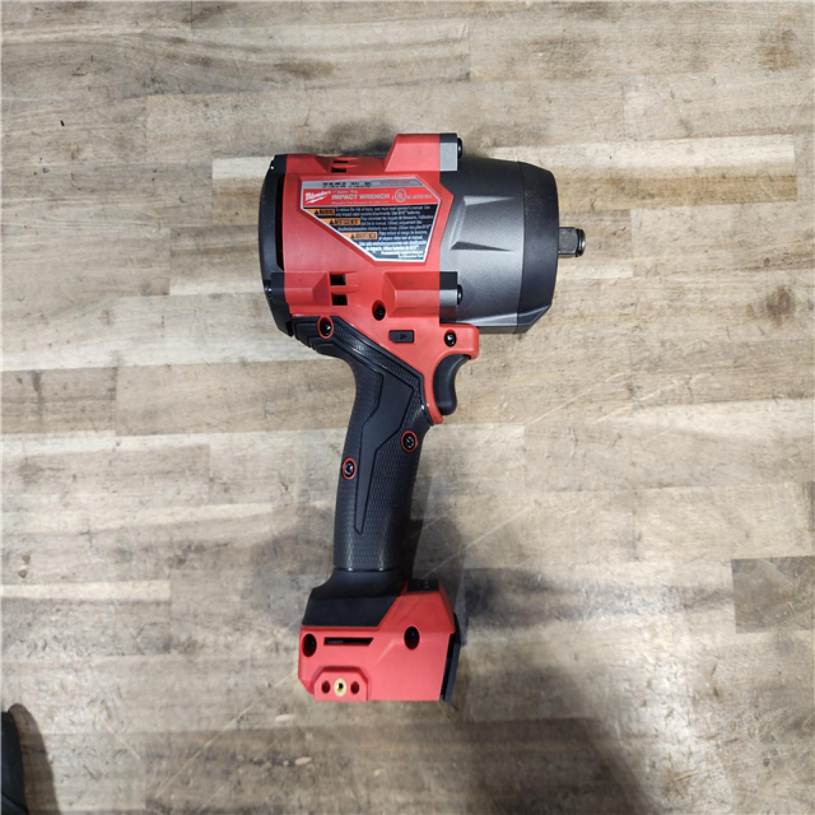 HOUSTON LOCATION - AS-IS Milwaukee M18 FUEL 18V Lithium-Ion Brushless Cordless 1/2 in. Impact Wrench with Friction Ring (Tool-Only)