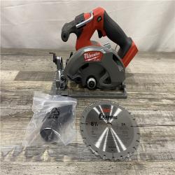 AS-IS Milwaukee FUEL 18V Lithium-Ion Brushless Cordless 6-1/2 in. Circular Saw (Tool-Only)