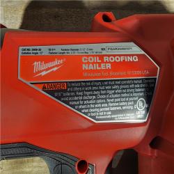 HOUSTON LOCATION - AS-IS M18 FUEL 18-Volt Lithium-Ion Brushless Cordless Coil Roofing Nailer (Tool Only)