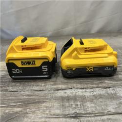 AS-IS DEWALT 20V MAX Lithium-Ion Starter Kit with 4.0 Ah and 5.0 Ah Batteries and Charger