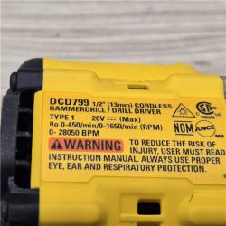 AS-IS DEWALT ATOMIC 20V Cordless 1/2 in. Compact Hammer Drill Kit