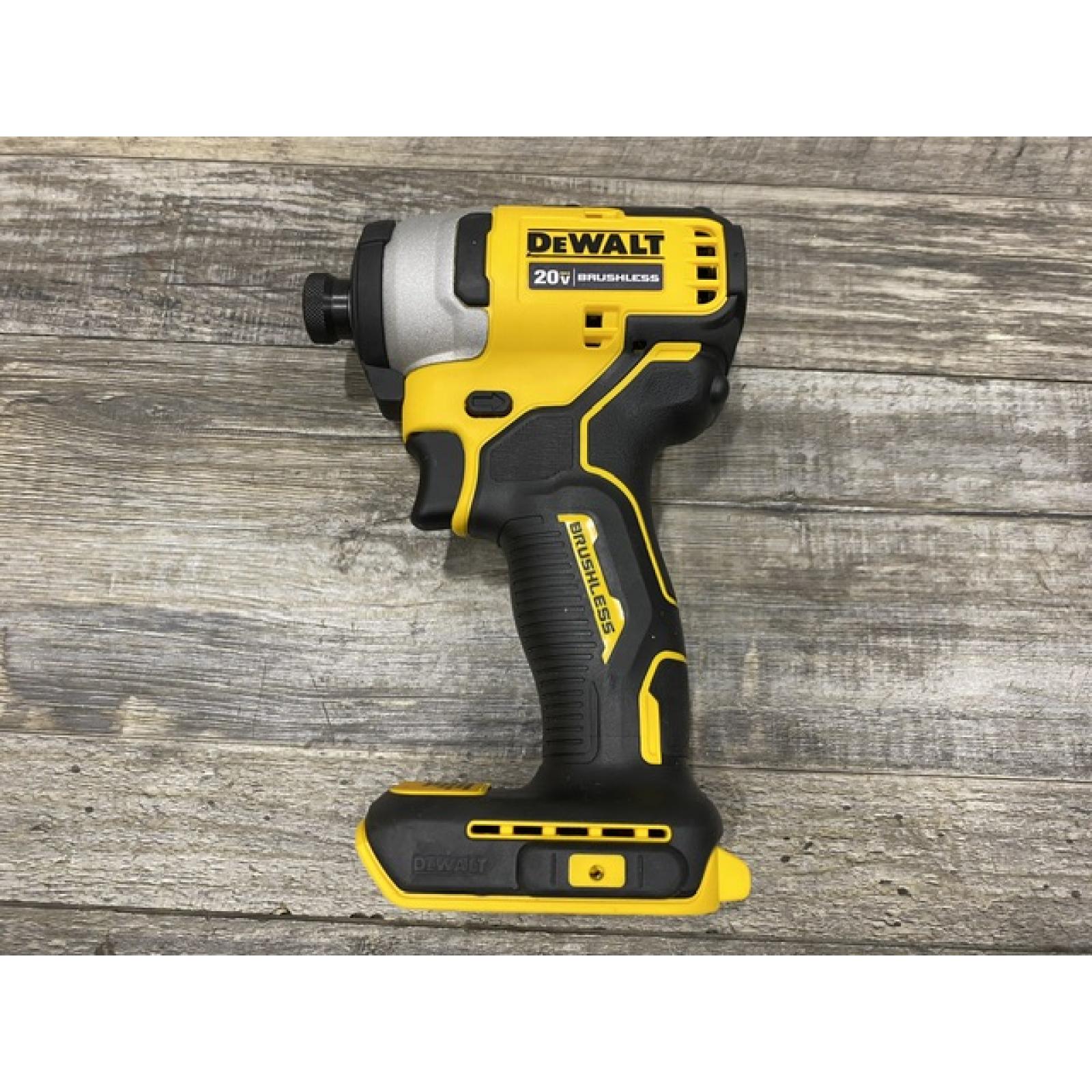 AS-IS DEWALT Atomic 20V Max Lithium-Ion Brushless Cordless Compact 1/4 in. Impact Driver Kit