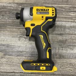 AS-IS DEWALT Atomic 20V Max Lithium-Ion Brushless Cordless Compact 1/4 in. Impact Driver Kit