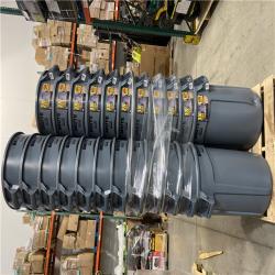 DALLAS LOCATION - Rubbermaid Brute 32 Gal. Gray Plastic Round Container (44 UNITS)