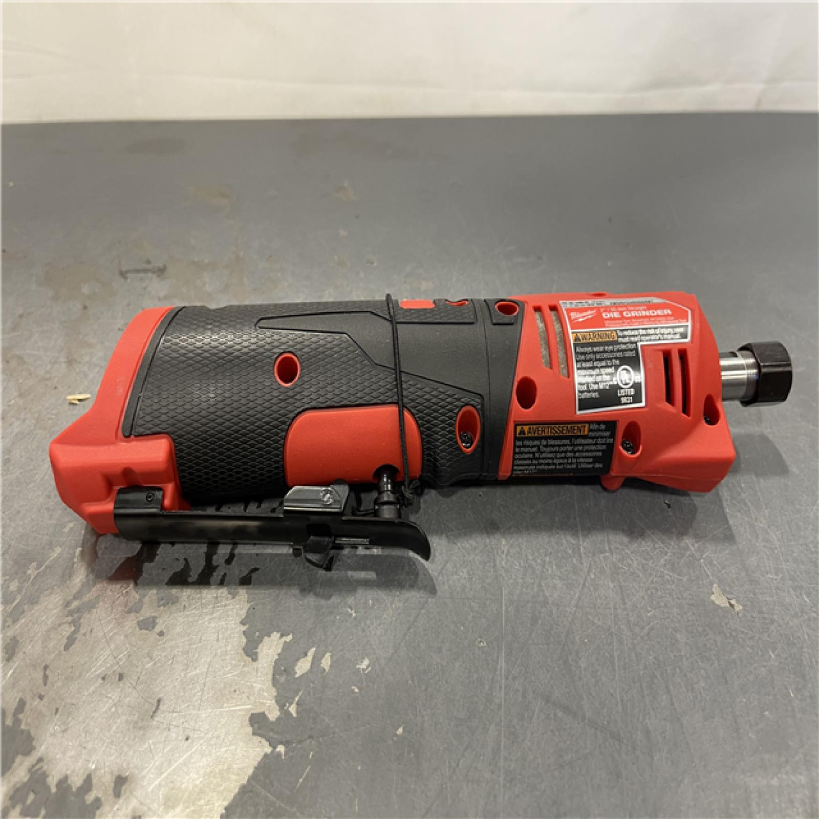 AS-IS - Milwaukee M12 FUEL 12V Lithium-Ion Brushless Cordless 1/4 in. Straight Die Grinder