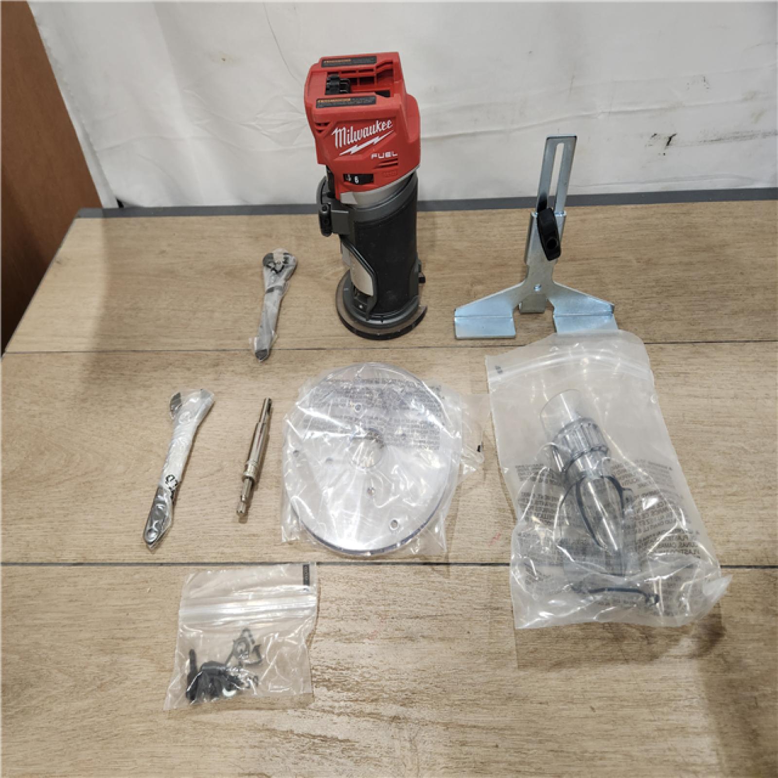 AS-IS- Milwaukee M18 FUEL 18V Cordless Li-Ion Compact Router - Bare Tool