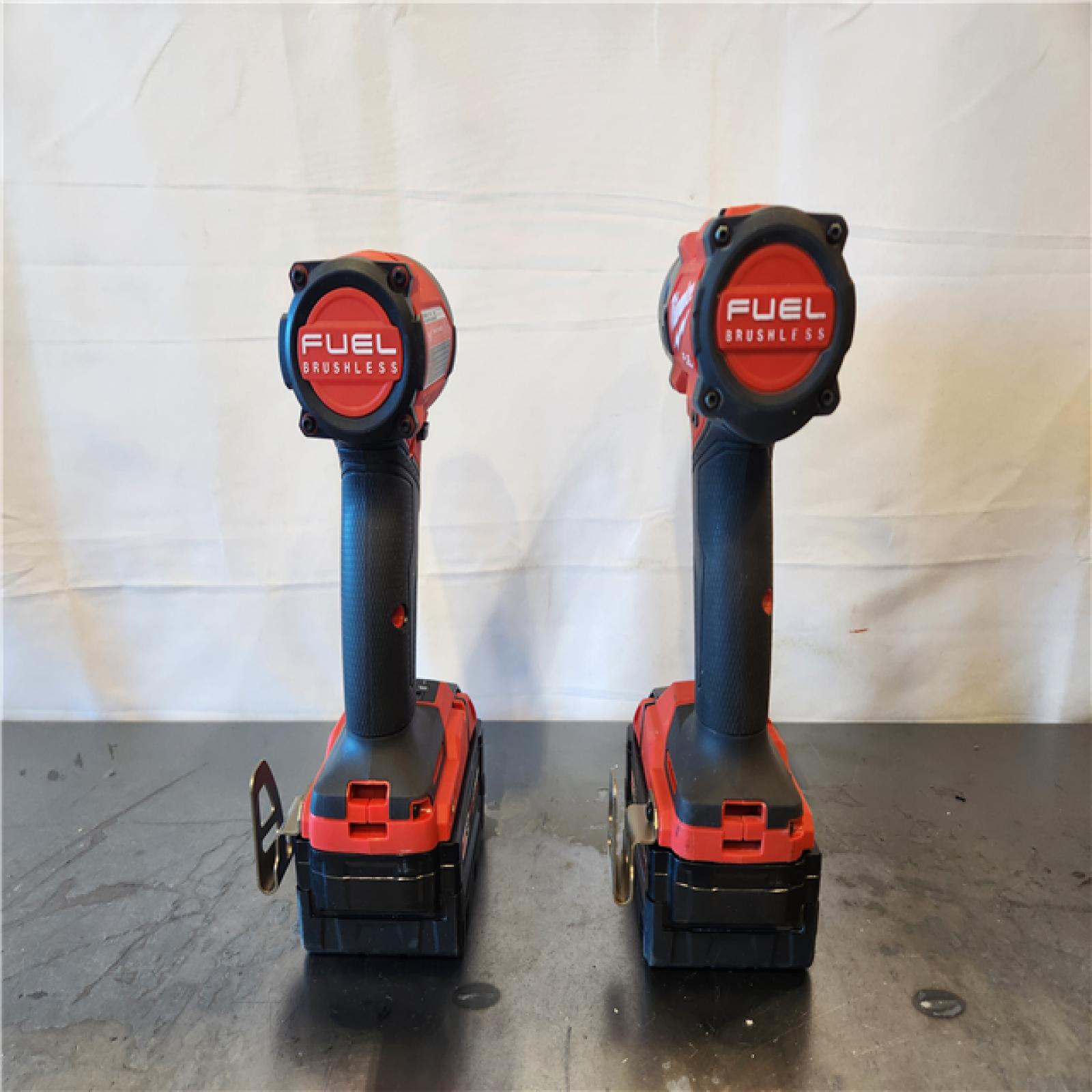 AS-IS- Milwaukee FUEL 18V Lithium-Ion Brushless Cordless Hammer Drill and Impact Driver Combo Kit