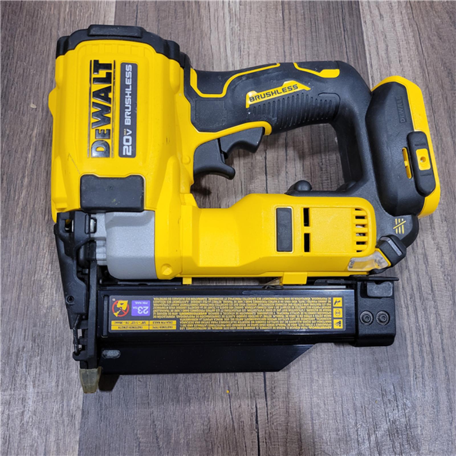 AS-IS DeWalt 20V MAX 23 Ga. Cordless Compact Pin Nailer Tool Only 20 V