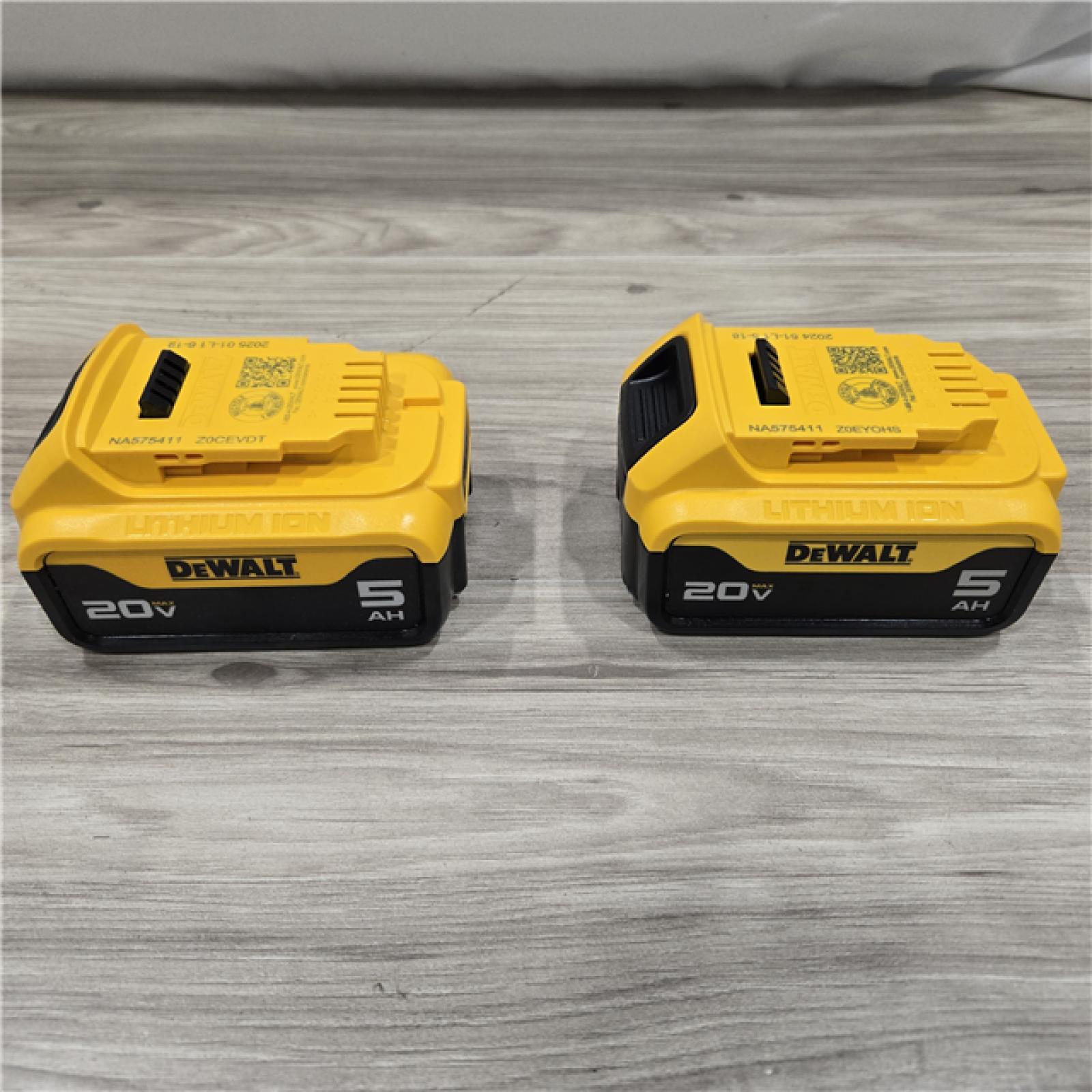 LIKE NEW! - Dewalt Premium Lithium-Ion 5.0Ah Battery (2-Pack)