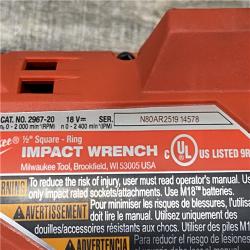 AS-IS Milwaukee FUEL 18V Lithium-Ion Brushless Cordless 1/2 in. Impact Wrench with Friction Ring (Tool-Only)