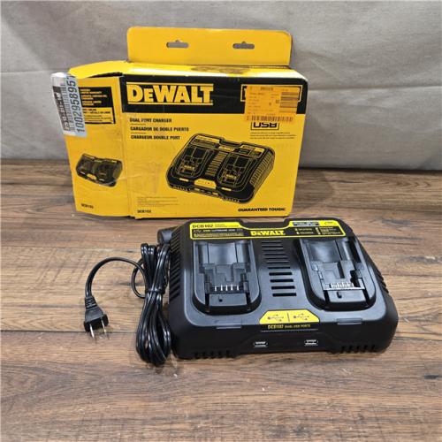 AS-IS DEWALT 12-Volt to 20-Volt MAX Lithium-Ion Dual Port Jobsite Fast Charging Station