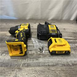AS-IS DEWALT Atomic 20V Lithium-Ion Cordless Compact 1/2 in. Drill/Driver Kit