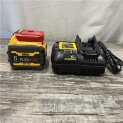 AS-IS DEWALT FLEXVOLT 20V/60V MAX Lithium-Ion 6.0Ah Battery Pack Kit