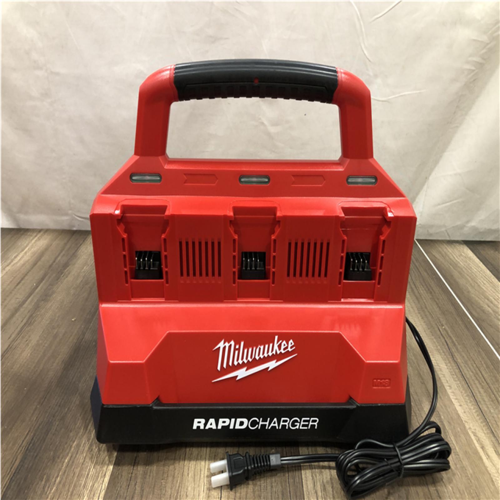 AS-IS Milwaukee 18V Lithium-Ion PACKOUT 6-Port Rapid Charger