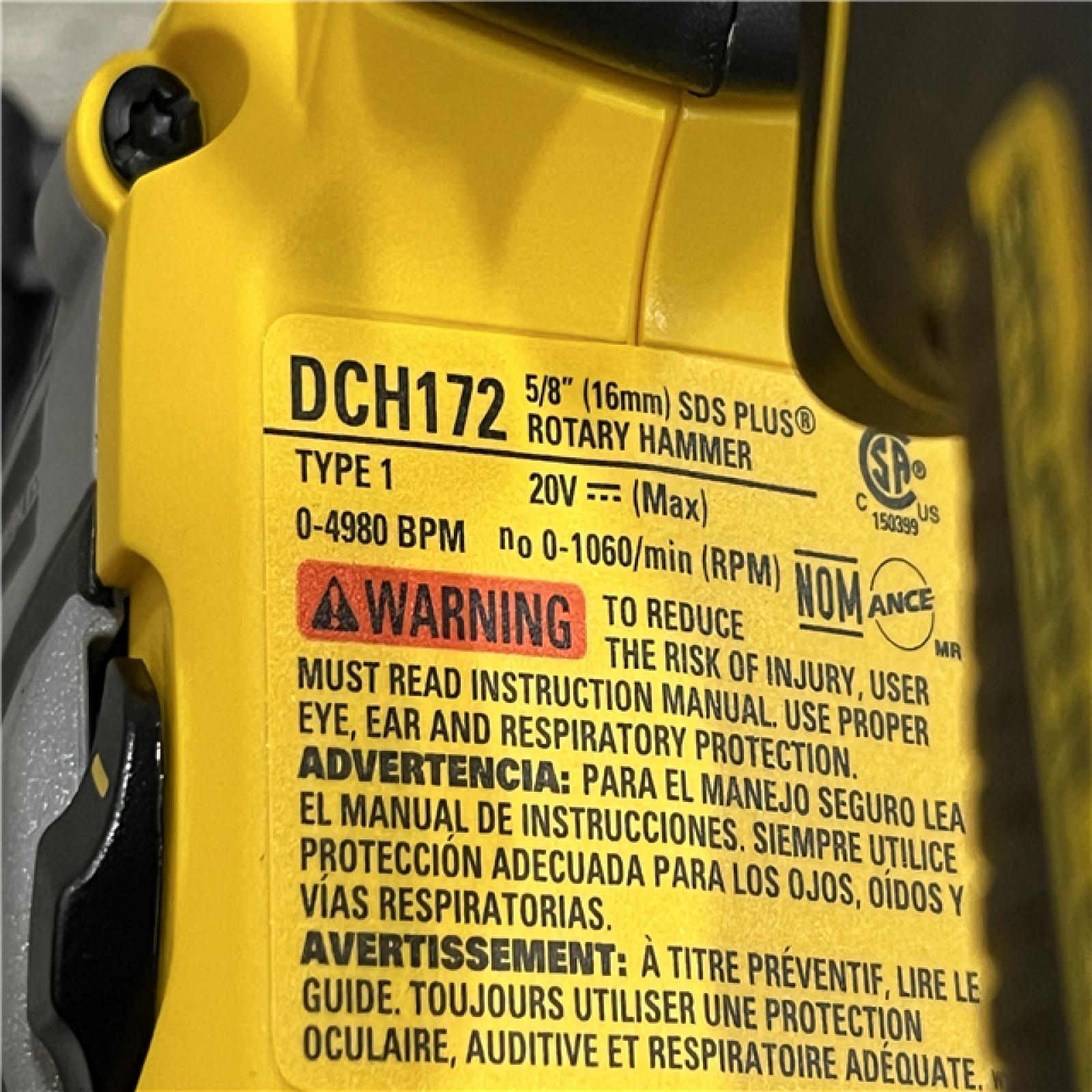 AS-IS DEWALT ATOMIC 20V MAX Cordless Brushless Ultra-Compact 5/8 in. SDS Plus Hammer Drill (Tool Only)