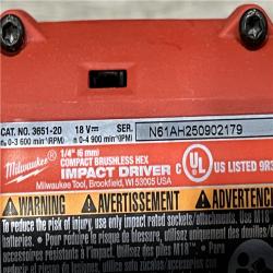AS-IS Milwaukee 18-Volt Lithium-Ion Brushless Cordless (4-Tool) Combo Kit
