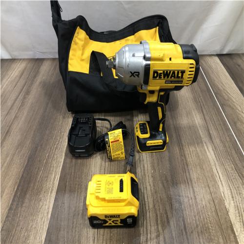 AS-IS DEWALT 20V MAX Lithium-Ion Cordless 1/2 in. Impact Wrench Kit
