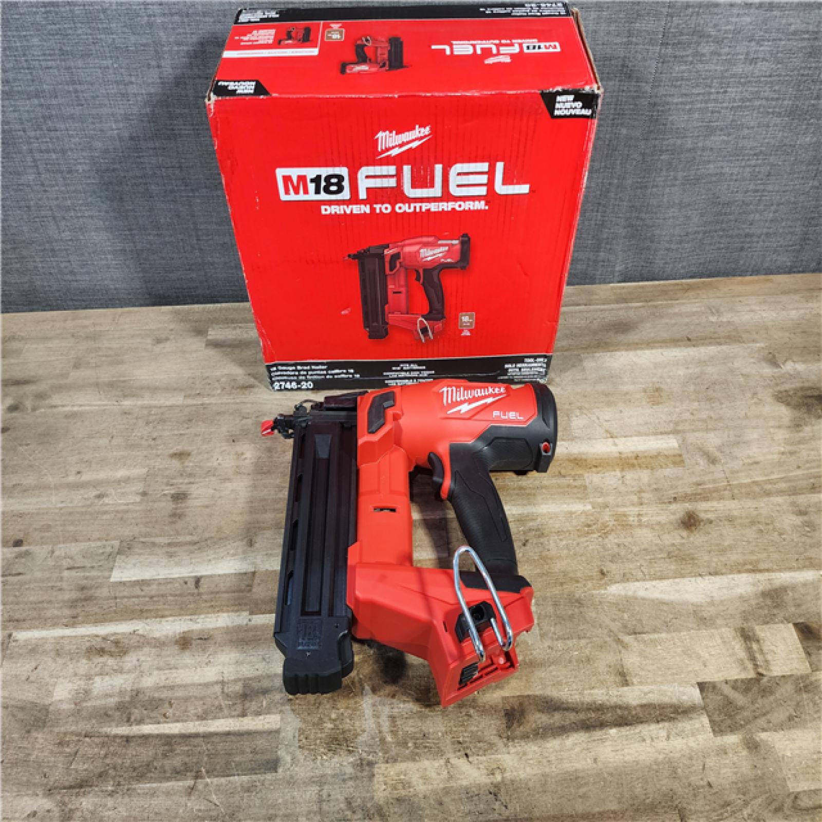HOUSTON LOCATION - AS-IS (APPEARS LIKE NEW) Milwaukee M18 FUEL 18 Gauge Brad Nailer (TOOL ONLY)