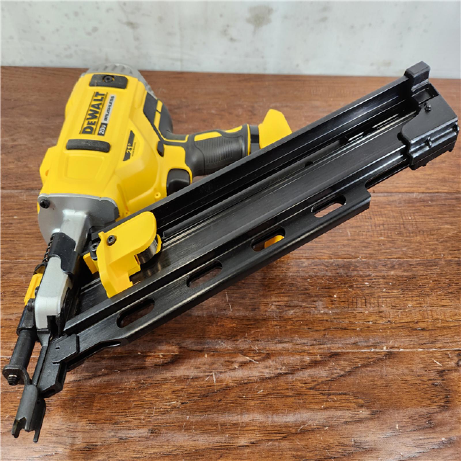 AS-IS DEWALT 20V MAX XR Brushless Cordless 2-Speed 21° Plastic Collated Framing Nailer (Tool Only)