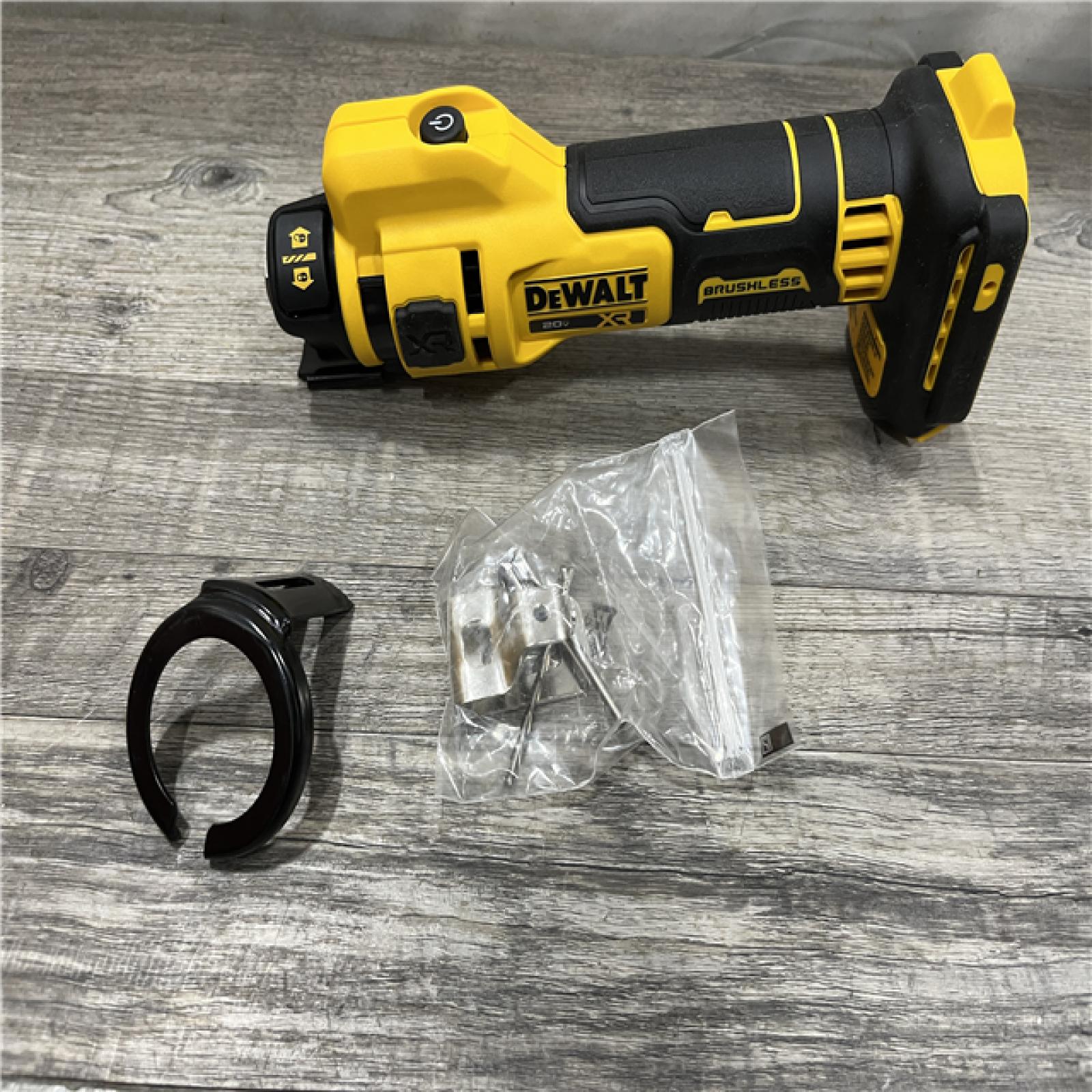 AS-IS DEWALT XR 20V Lithium-Ion Cordless Rotary Drywall Cut-Out Tool (Tool Only)