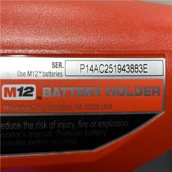 AS-IS Milwaukee Men's Large 12-Volt Lithium Ion Cordless Black Heated Hooded Jacket (Jacket Only)