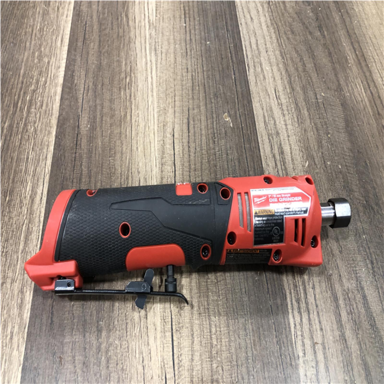 AS-IS Milwaukee FUEL 12V Lithium-Ion Brushless Cordless 1/4 in. Straight Die Grinder (Tool-Only)