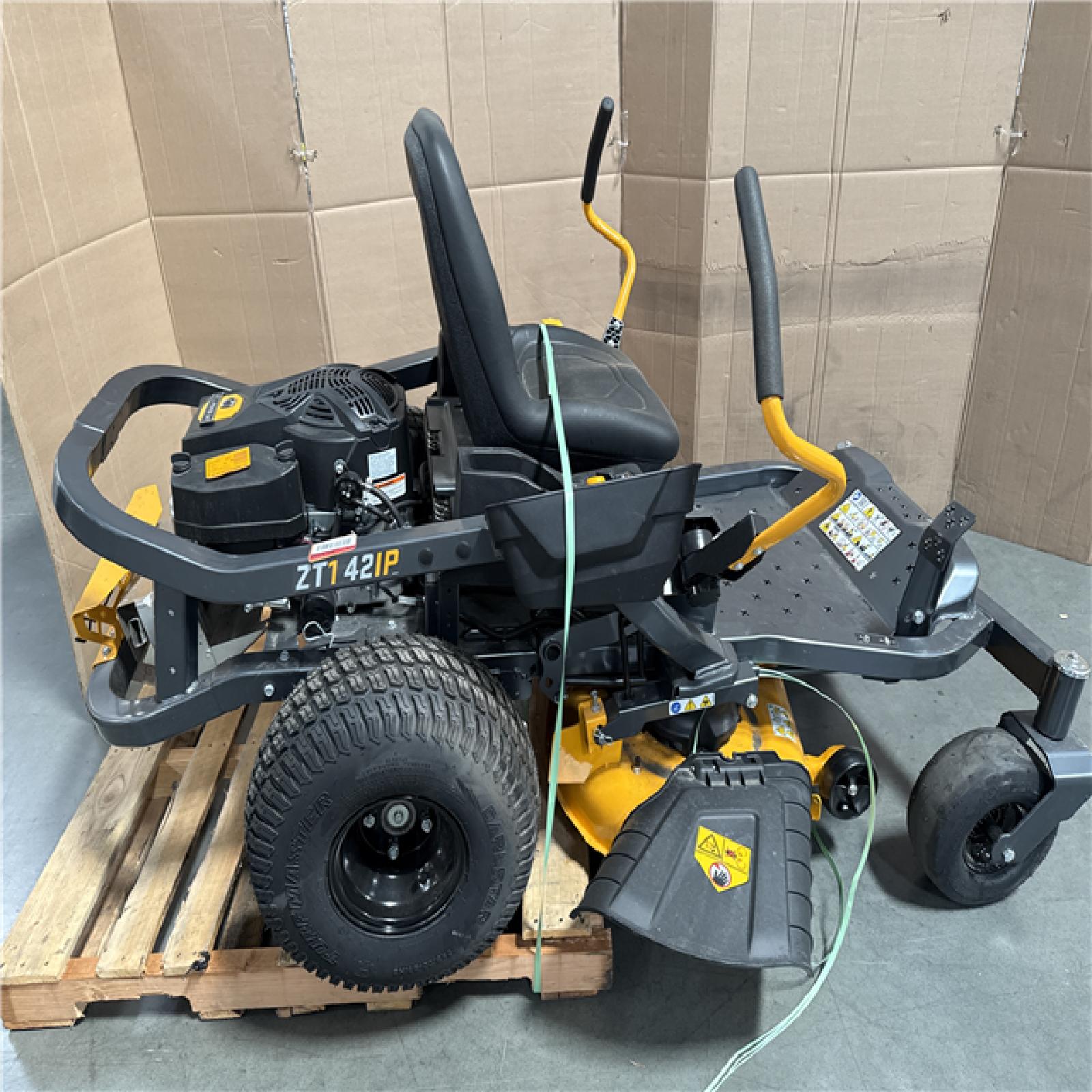 California AS-IS Cub Cadet ZT1 42 Riding Mower