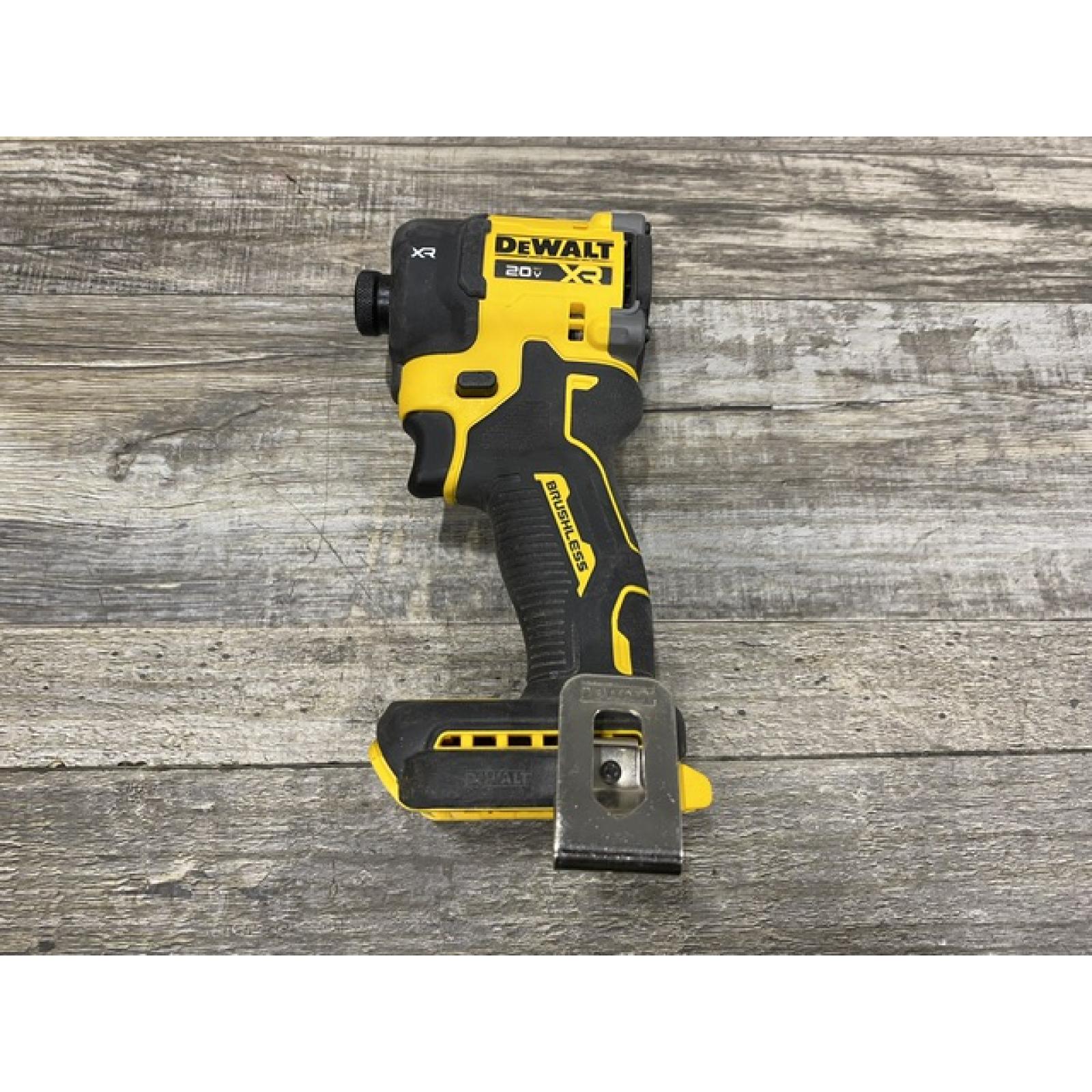 AS-IS DEWALT 20V XR Brushless Cordless 1/4 in. Quiet Hydraulic Impact Driver (Tool-Only)