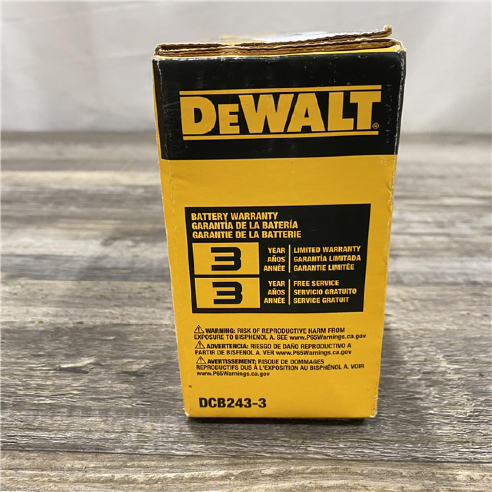 NEW- DEWALT 20V MAX Lithium-Ion 2.0 Ah and (2) 4.0 Ah Battery Packs (3-Pack)