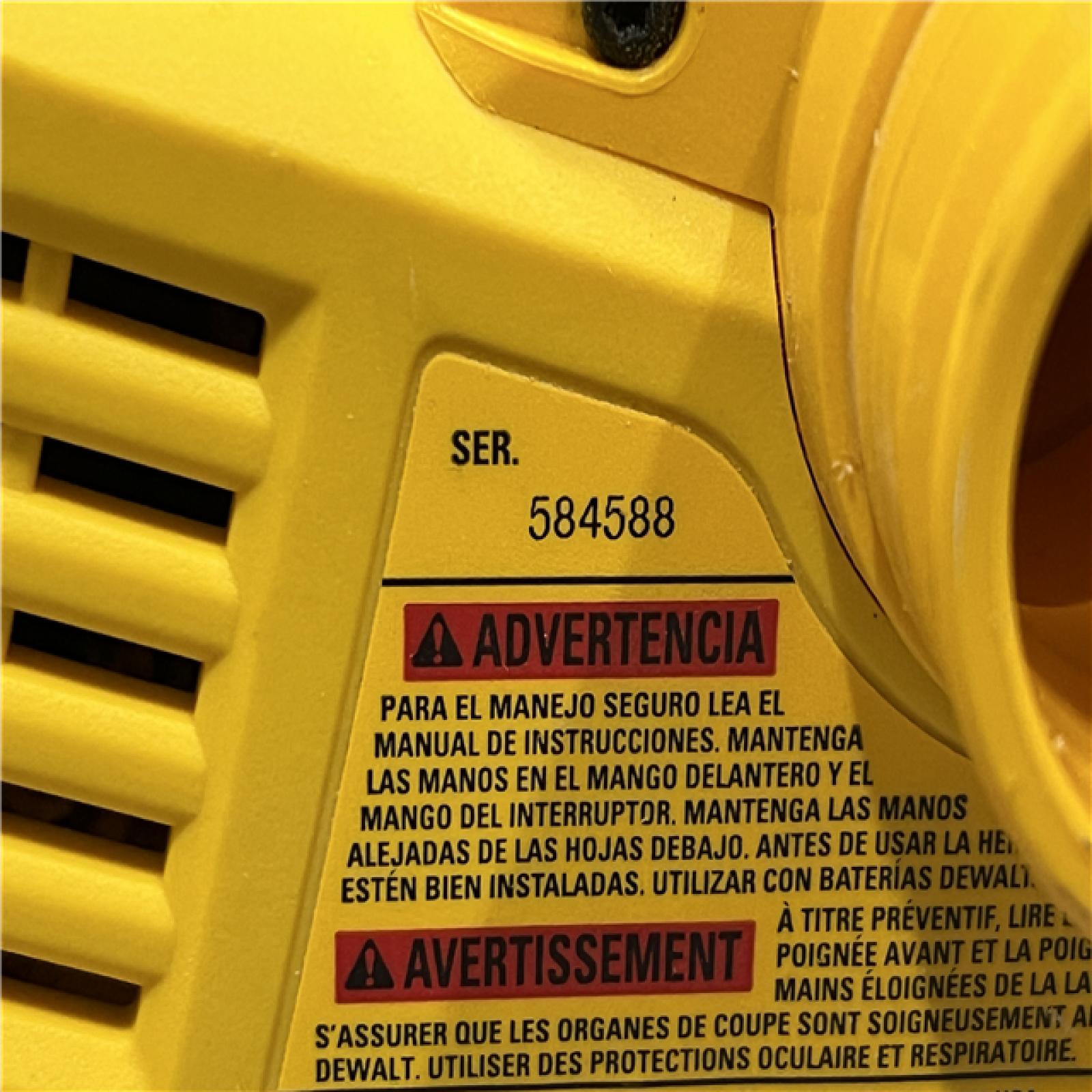 AS-IS DEWALT 20V MAX XR Cordless Brushless 3-1/4 in. Planer (Tool Only)