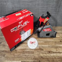 HOUSTON LOCATION - AS-IS (APPEARS LIKE NEW) Milwaukee FUEL 18V Lithium-Ion Cordless Brushless 6-1/2 in. Plunge Cut Track Saw (Tool-Only)