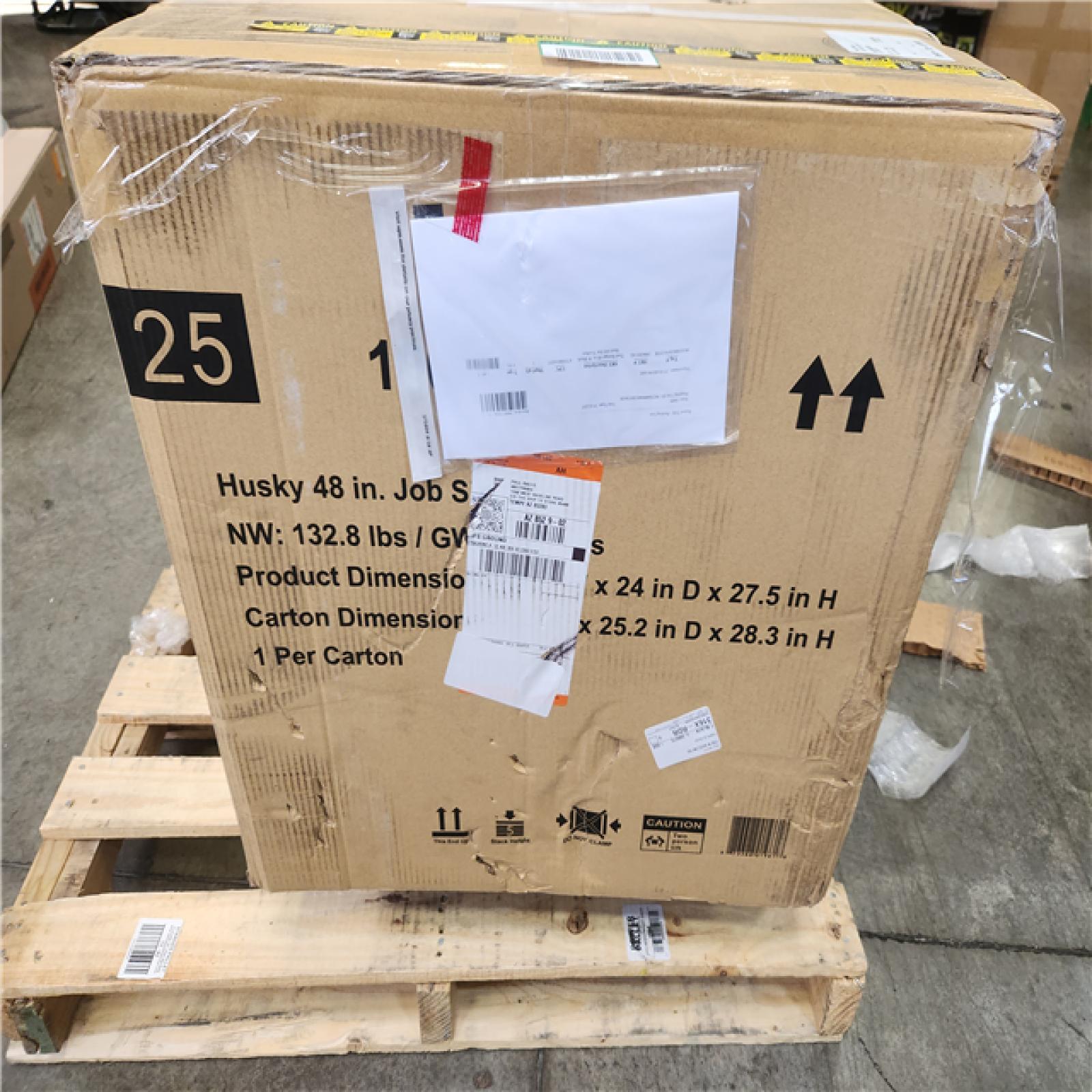 Phoenix NEW Husky Tool Storage 48 in. W Black Steel Job Site Toolbox (SEALED)