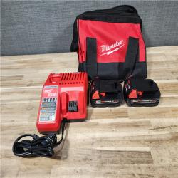 HOUSTON LOCATION - AS-IS Milwaukee 18V Lithium-Ion Cordless Drill Driver/Impact Driver Combo Kit