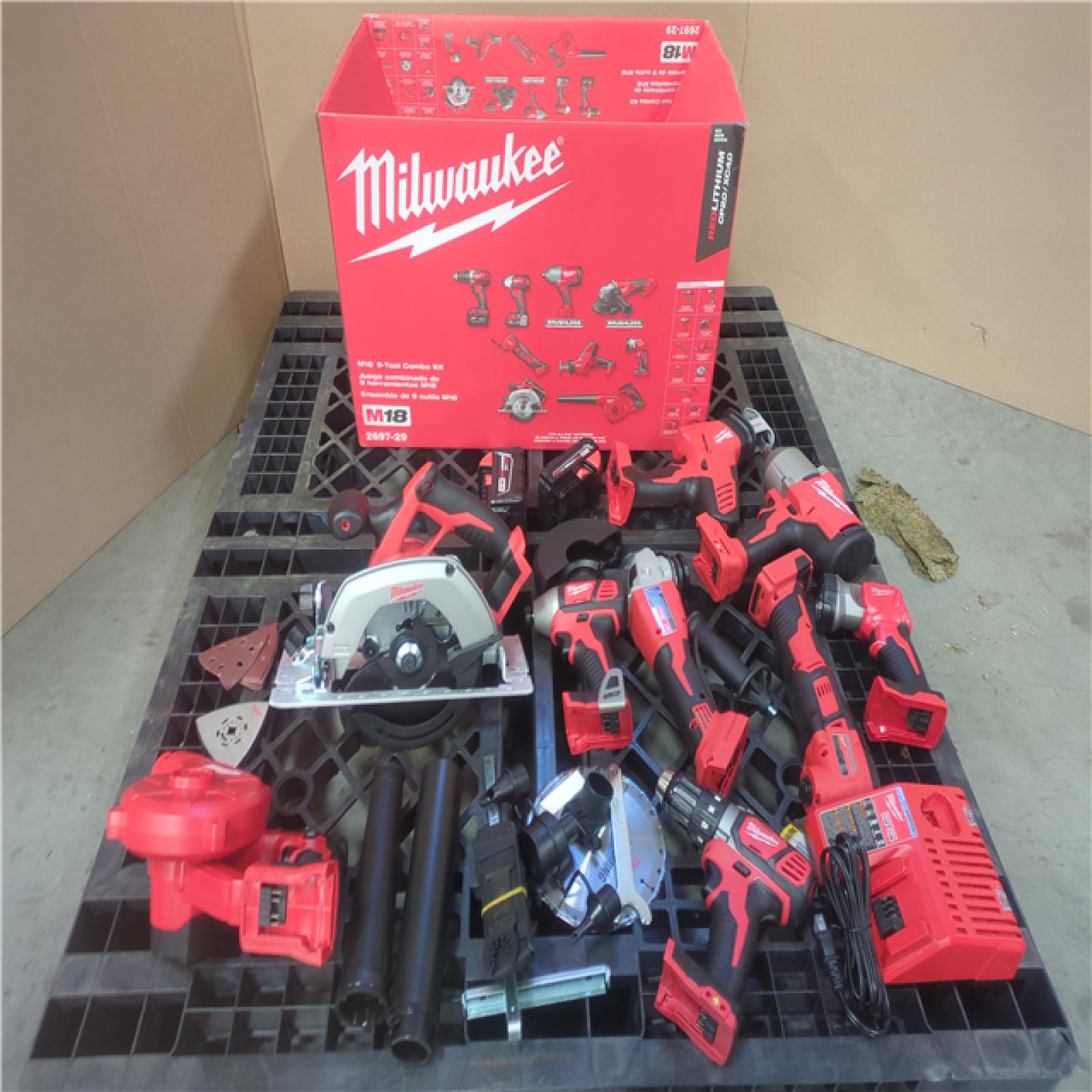 CALIFORNIA AS-IS M18 9-Tool Combo Kit