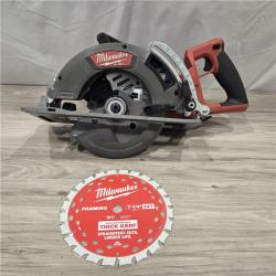 AS-IS MILWAUKEE 7-1/4 REAR HANDLE CIRCULAR SAW (TOOL ONLY)
