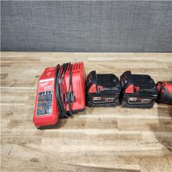 HOUSTON LOCATION - AS - IS Milwaukee 2 Tool Combo Kit W/ (2) Battery & Charger