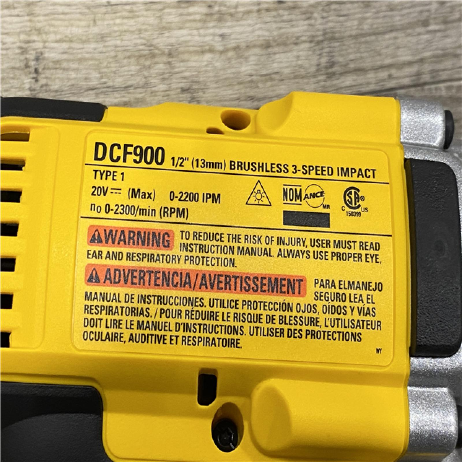 AS-IS DEWALT 20V MAX Cordless 1/2 in. Impact Wrench (Tool Only)