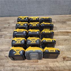 HOUSTON LOCATION - AS-IS DEWALT BATTERY PACK QTY - 15